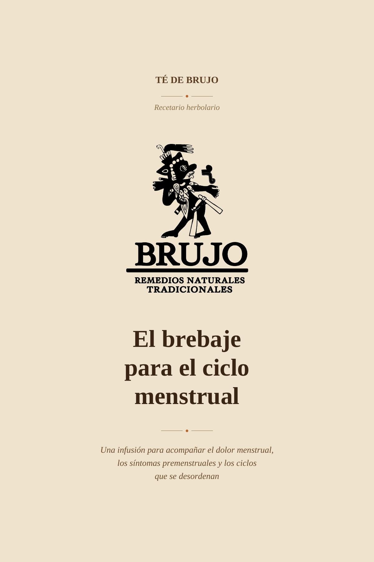 El brebaje para el ciclo menstrual